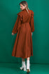 tier-elegance-brown-woven-midi-dress Flying Tomato-Sophia's Style-2